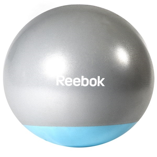 Мяч гимнастический Reebok RAB-40015BL - 55 см серый-голубой - купить в Киеве и Украине