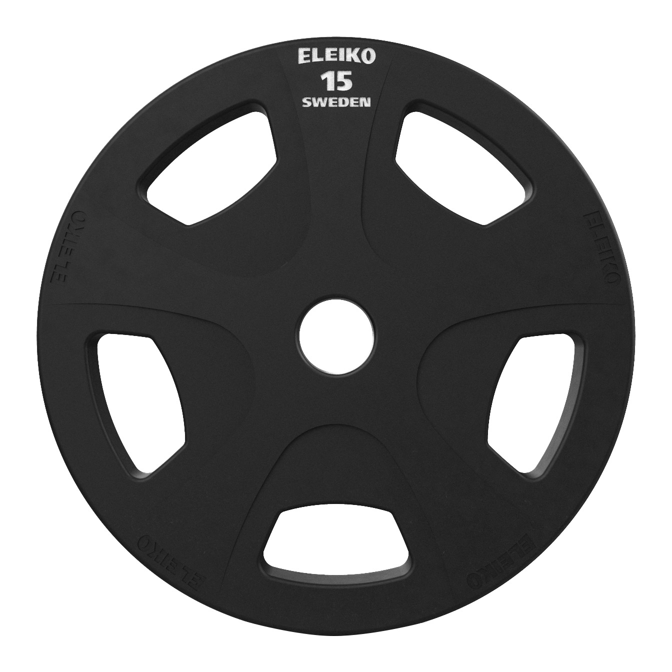 Диск Eleiko для фитнеса Vulcano 15 кг черный с ручками 324-0150 - купить в Киеве и Украине