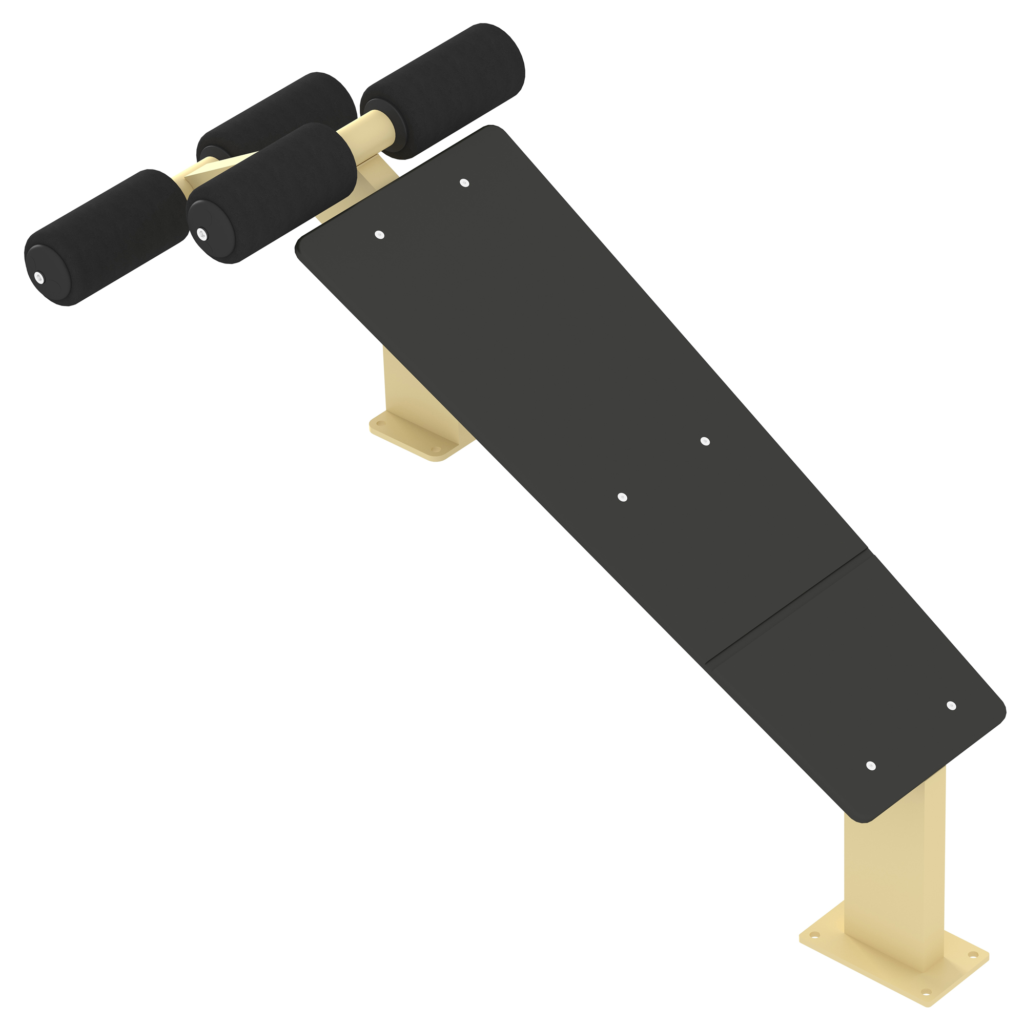 Скамья для пресса обратная приставная Explode KF816-3 - купить в Киеве и Украине