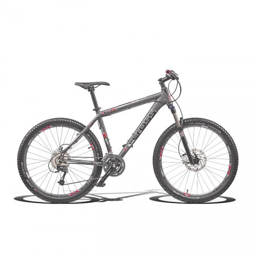Велосипед 26" CROSS GRX 9 27 spd рама 18" 2015 серый - купить в Киеве и Украине
