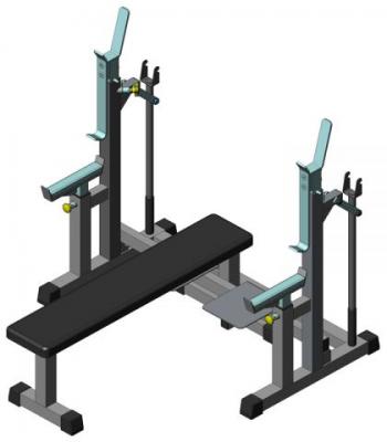 Скамья для пауэрлифтинга InterAtletikGym BT327 - купить в Киеве и Украине
