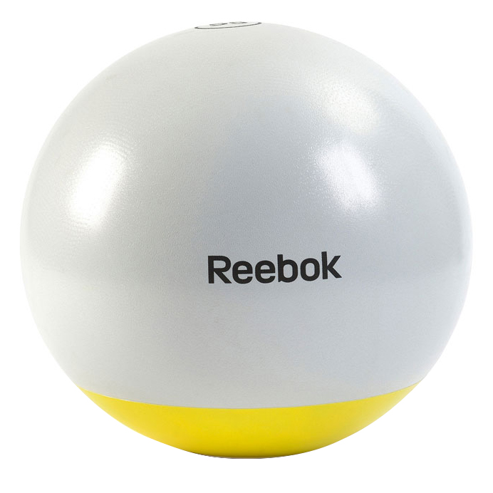 Мяч гимнастический Reebok RSB-10015 - 55 см серый-желтый - купить в Киеве и Украине
