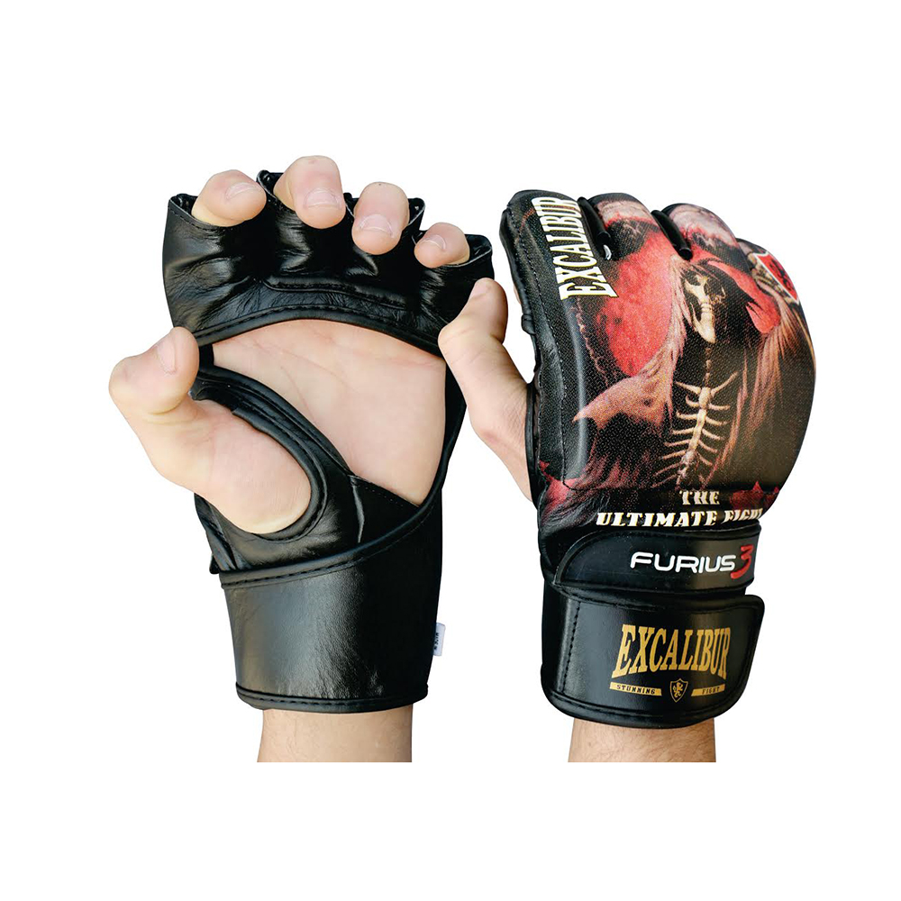 Перчатки MMA Excalibur 680 XL черный - купить в Киеве и Украине