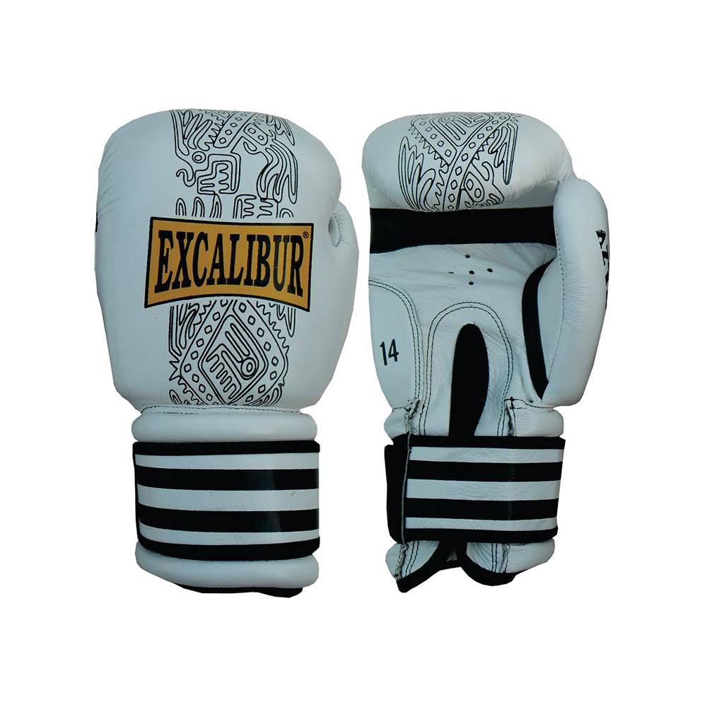 Перчатки боксерские Excalibur 552-03 Aztec (12 oz) белый - купить в Киеве и Украине