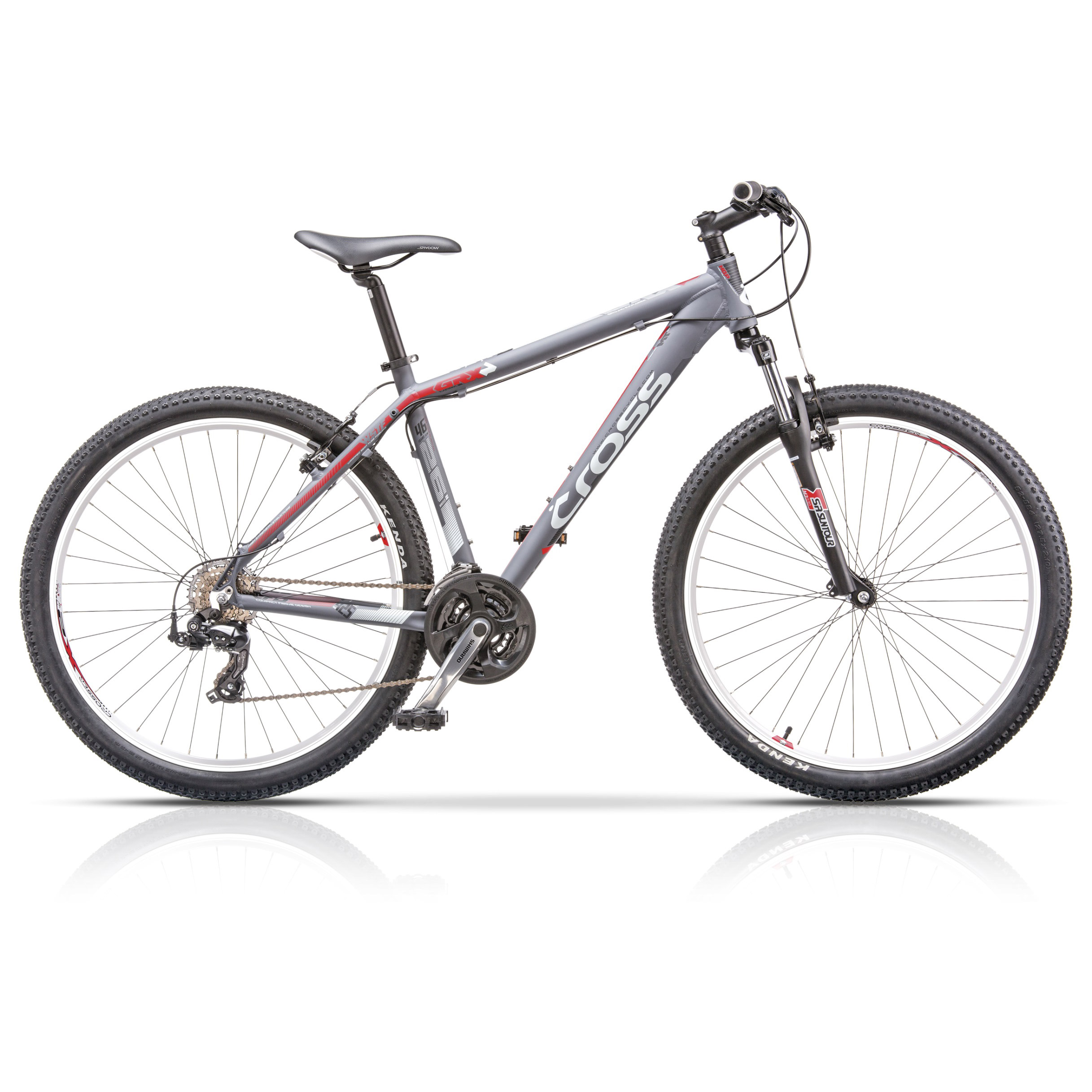 Велосипед 26" CROSS GRX 7 24 spd рама 18" 2015 серый - купить в Киеве и Украине