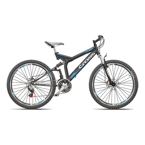 Велосипед 26" CROSS Phantom 2DB 21 spd рама 18" 2015 черный - купить в Киеве и Украине