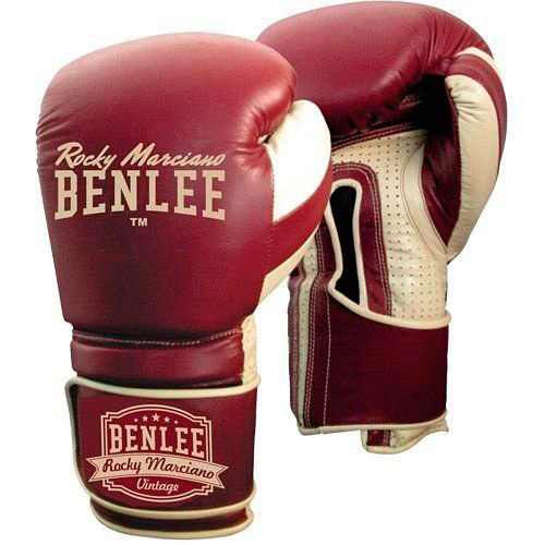Боксерские перчатки BENLEE Graziano 16 ун. 199104-2025 Бордовый - купить в Киеве и Украине