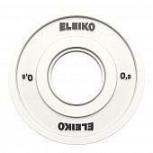 Олимпийский диск Eleiko для соревнований по тяжелой атлетике 0,5 кг цветной 121-0005F