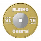 Олимпийский диск Eleiko для соревнований по тяжелой атлетике 15 кг цветной 3001119-15 - Киев, Украина Олимпийский диск Eleiko для соревнований по тяжелой атлетике 15 кг цветной 3001119-15 - купить в Киеве и Украине