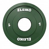 Олимпийский диск Eleiko для соревнований и тренировок 1 кг цветной 124-0010R - Киев, Украина Олимпийский диск Eleiko для соревнований и тренировок 1 кг цветной 124-0010R - купить в Киеве и Украине