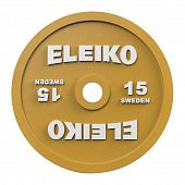 Диск Eleiko для соревнований по пауэрлифтингу 15 кг 3000233