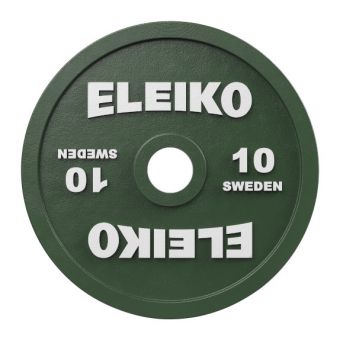 Диск Eleiko для соревнований по пауэрлифтингу 10 кг 3000234