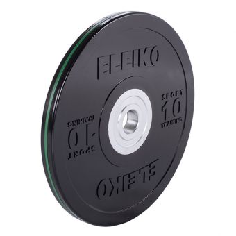 Диск Eleiko для тренувань 10 кг чорний 3001950-10