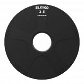 Диск Eleiko для фитнеса Vulcano 2,5 кг черный 324-0025