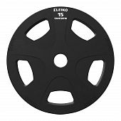 Диск Eleiko для фитнеса Vulcano 15 кг черный с ручками 324-0150