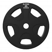 Диск Eleiko для фитнеса Vulcano 25 кг черный с ручками 324-0250