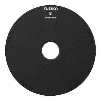 Диск Eleiko для фітнесу Vulcano 5 кг чорний 324-0050