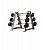 Стойка под штанги (для 6 шт) Pulsefitness 161G - купить в Киеве и Украине