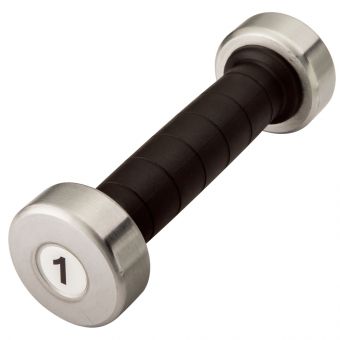 Гантель пластик / хром ST541-1 1 кг
