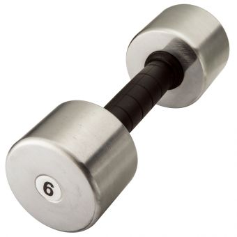 Гантель пластик / хром ST541-6 6 кг