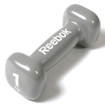 Гантель Reebok RAWT-11151 - 1 кг, серая