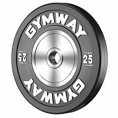 Диск бамперный тренировочный GymWay 25 кг TPR-25K - купить в Киеве и Украине