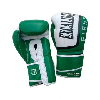 Рукавички боксерські Excalibur 529-03 Trainer (10 oz) білий / зелений