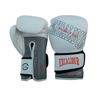 Перчатки боксерские Excalibur 529-05 Thunder 12 oz белый-серый