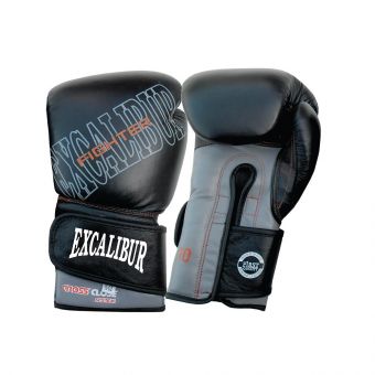 Перчатки боксерские Excalibur 529-07 Thunder 14 oz серый-черный