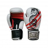 Перчатки боксерские Excalibur 542 Dragon 10 oz белый-красный - Киев, Украина Перчатки боксерские Excalibur 542 Dragon 10 oz белый-красный - купить в Киеве и Украине