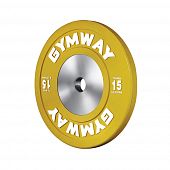 Диск бамперный соревновательный GymWay, 15 кг WPR-15K - купить в Киеве и Украине