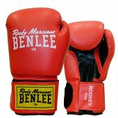 Боксёрские перчатки BENLEE Rodney 10 ун. 194007-2514 Красный-Черный