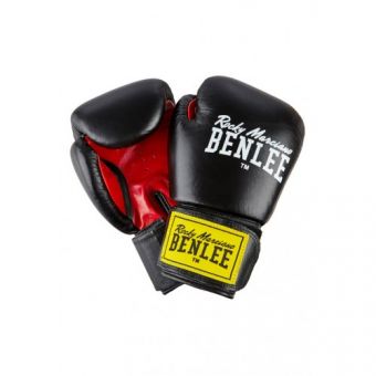 Боксерские перчатки BENLEE Fighter 12 ун. 194006-1503 Черный-Красный