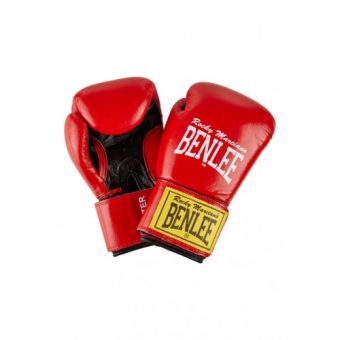 Боксерские перчатки BENLEE Fighter 8 ун. 194006-2514 Красный-Черный