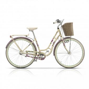Велосипед 28" CROSS Picnic Flowers 3 spd рама 20" 2015 белый