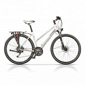 Велосипед 28" CROSS Travel Lady 27 spd рама 17" 2015 белый - купить в Киеве и Украине