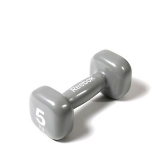 Гантель Reebok RAWT-11155 - 5 кг, серая
