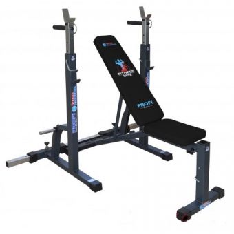 Стойка InterAtletikGym "Профи" ST-007 + скамья Профи ST-008