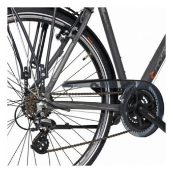 Велосипед 28" CROSS Areal Trekking Gent 21 spd рама 18" 2015 серый
