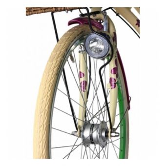 Велосипед 28" CROSS Picnic Flowers 3 spd рама 20" 2015 белый