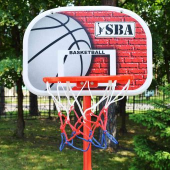 Баскетбольная стойка SBA S881G детская 41x33 см