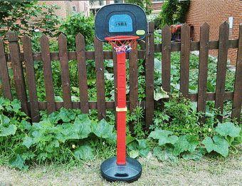 Баскетбольная стойка SBA S881B детская 40x28 см