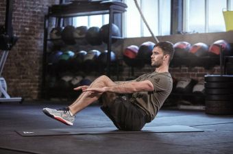 Мат для фитнеса Reebok RAMT-11014BK