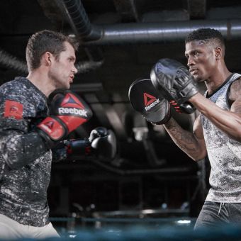 Боксерські рукавички Reebok Combat RSCB-10110RD 16oz red/black