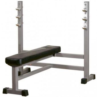 Скамья для жима горизонтальная (со страховочными ловушками) InterAtletikGym BT304.1