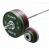 Штанга Eleiko IWF Weightlifting Training Weight Set Women 185 кг - купить в Киеве и Украине
