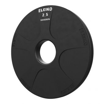 Диск Eleiko для фітнесу Vulcano 2,5 кг чорний 324-0025