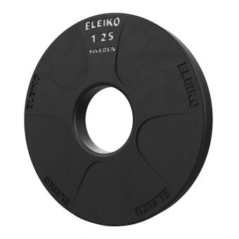 Диск Eleiko для фітнесу Vulcano 1,25 кг чорний 324-0014