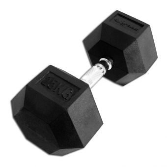 Гантель гексагональная обрезиненная Explode 25 кг PD-108-25