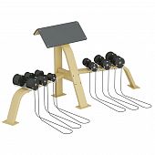 Парта Скотта Explode KF815.1-S с гантелями - купить в Киеве и Украине